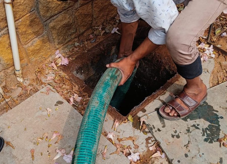 Drainage Cleaning Work by N. Ramesh Septic Tank Cleaners